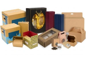 Printed corrugated boxes and packaging