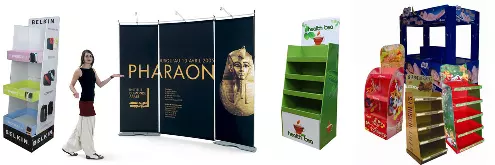 Packaging producer of large corrugated boxes and stands